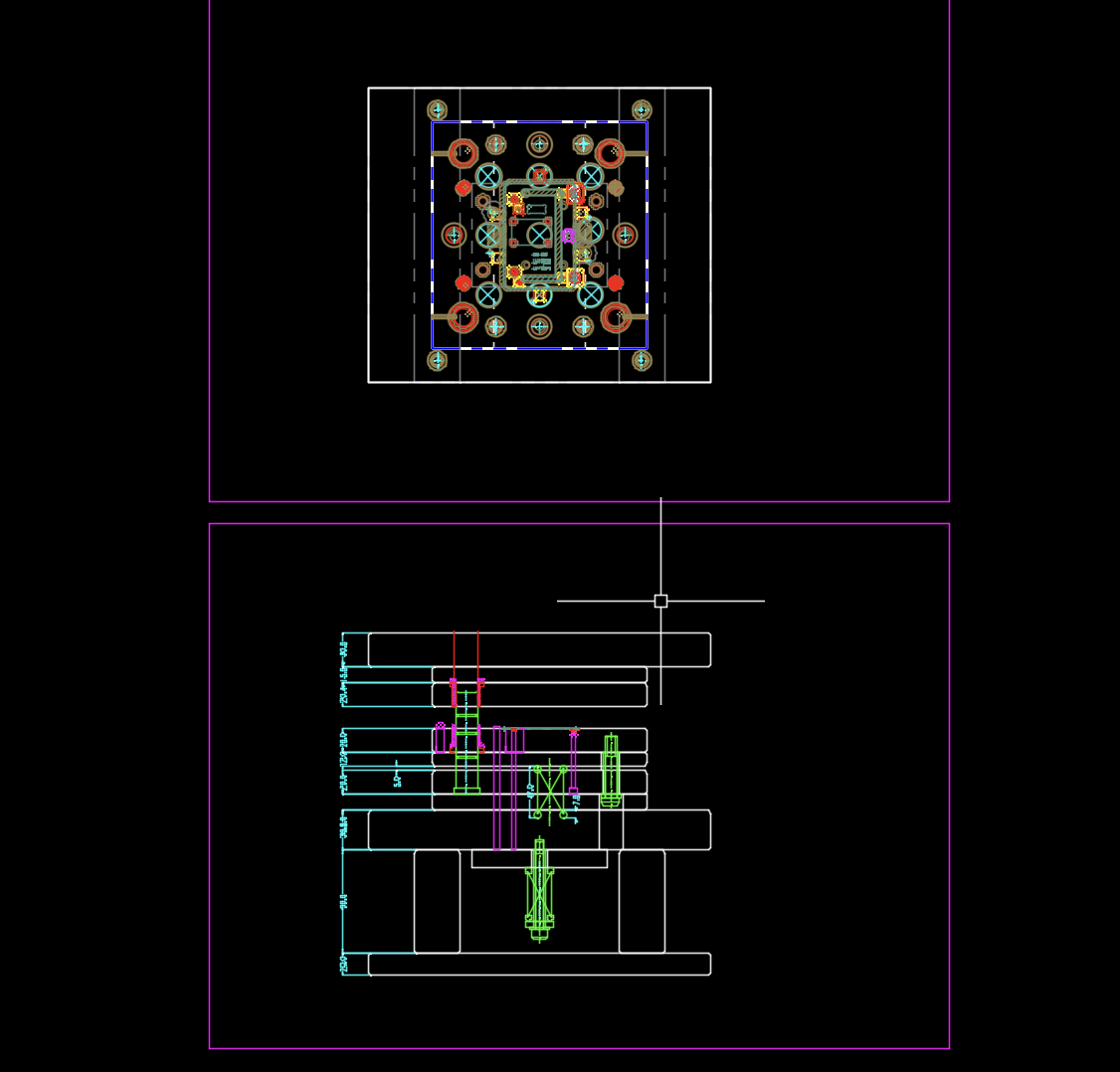 不锈钢电池保持压盖冲孔切挂点模具设计